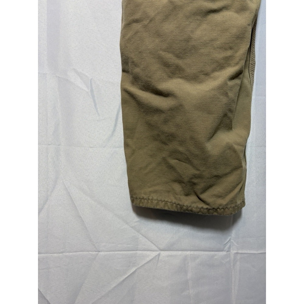 Carhartt FR Pants Mens 38x32 Beige Flame Resistant Canvas Work Carpenter CAT 2 - Picture 9 of 16